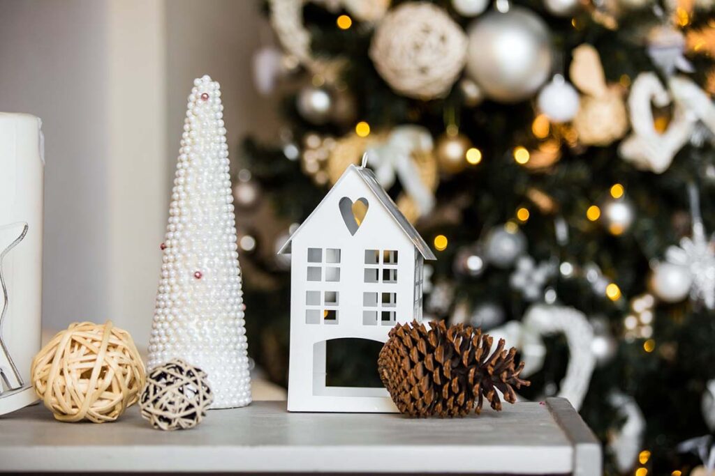 Casa preparada para navidad