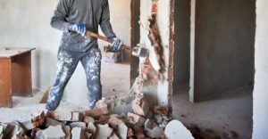 Limpieza de fin de obra - Gestión Inadecuada de Residuos y Escombros
